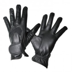 Gants d'équitation cuir pleine fleur