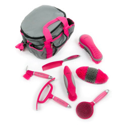 Sac Grooming et kit de pansage fushia ou turquoise