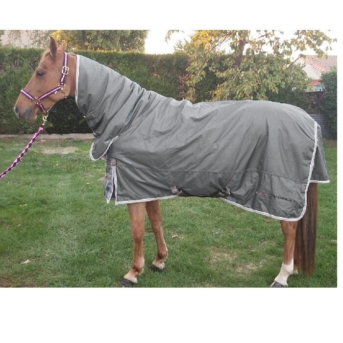 Couverture Combo pour cheval, impermeable, matelassage 350g avec couvre cou  intégré