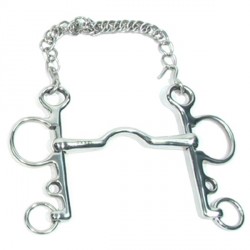 Mors pelham inox passage de langue